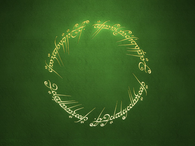 Green background gold circle fire #2 free wallpaper - medium preview image