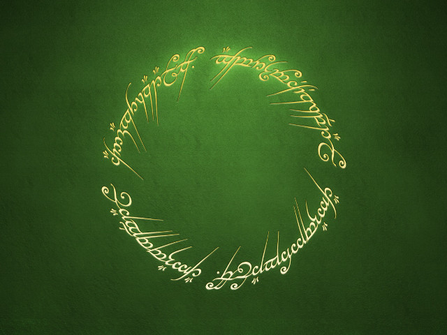 Green background gold circle fire #3 free wallpaper - medium preview image