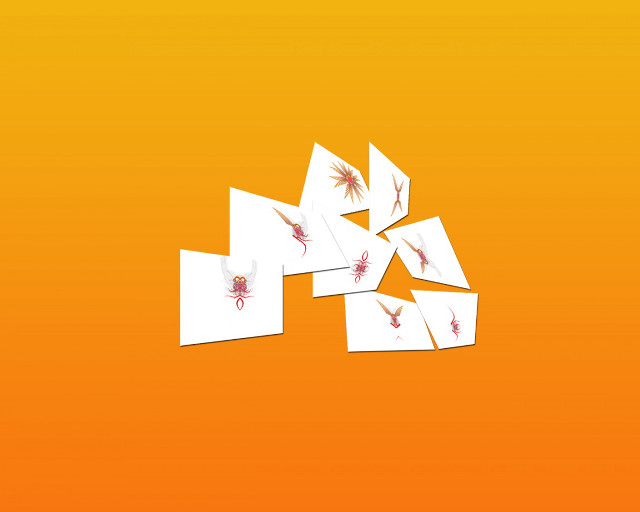 White papers red design orange free wallpaper - medium preview image