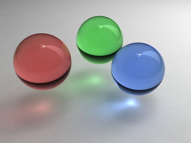 Three balls white surface light free wallpaper - medium preview image