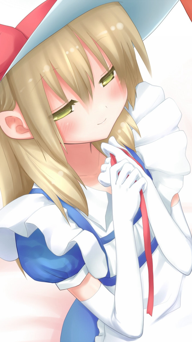 Kawaii alice prin blonde umbrella free wallpaper - medium preview image