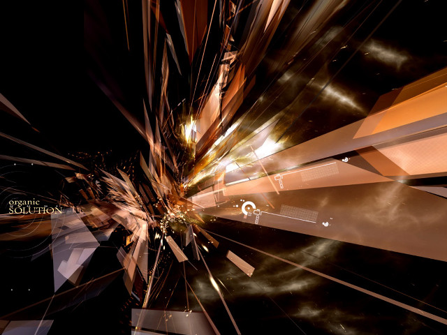 Large abstract picture lights center free wallpaper - medium preview image