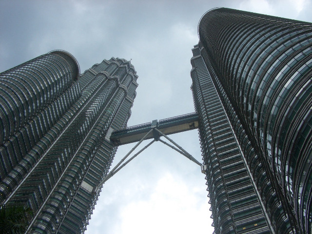 Tall buildings sky background clouds free wallpaper - medium preview image