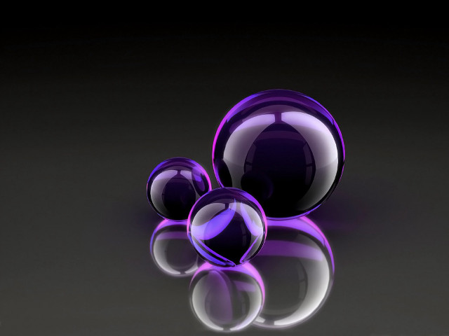 Purple balls table black surface free wallpaper - medium preview image