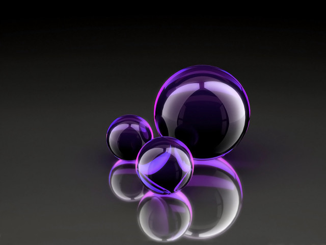 Purple balls table black surface #5 free wallpaper - medium preview image