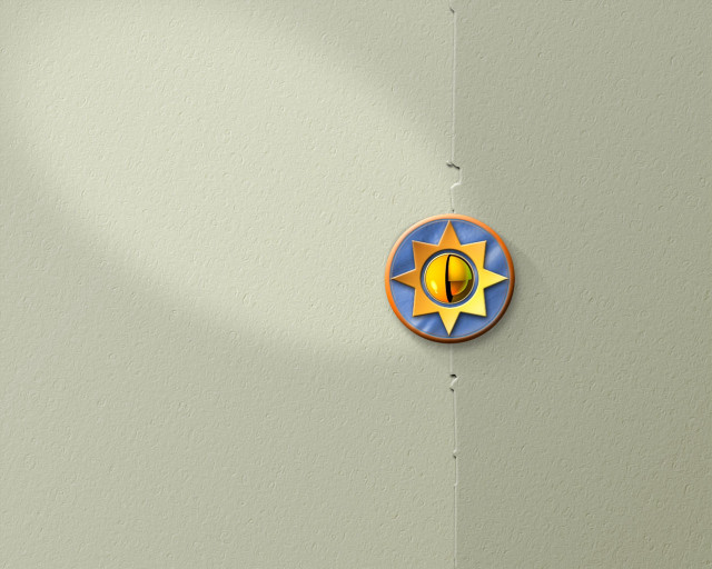 Clock sun star shadow wall #3 free wallpaper - medium preview image