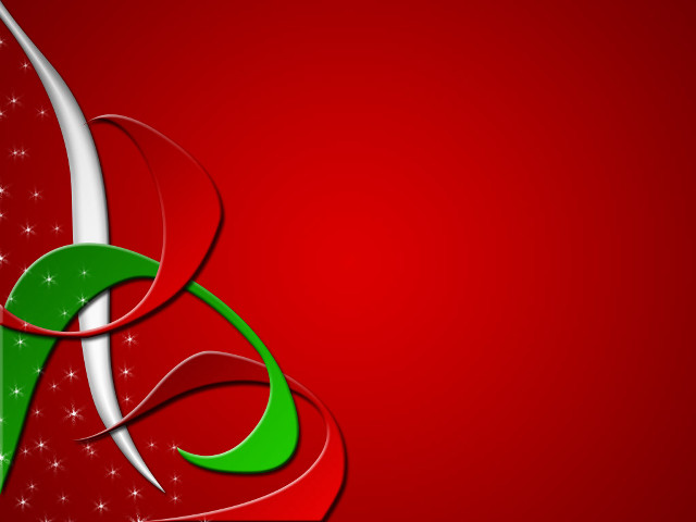 Red green christmas background swirly free wallpaper - medium preview image