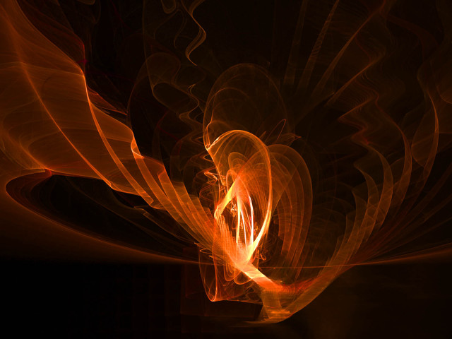 Fire black red yellow swirl #3 free wallpaper - medium preview image
