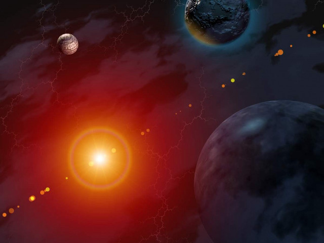 Solar system star planet background #2 free wallpaper - medium preview image