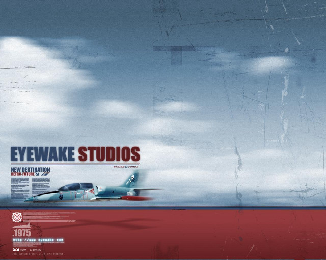 Plane blue sky clouds banner free wallpaper - medium preview image