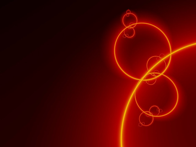 Red spiral circles mandelbrot heart #3 free wallpaper - medium preview image