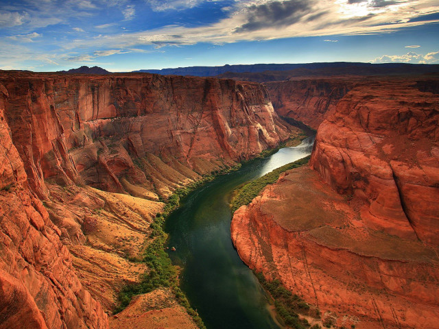 River canyon mountains desert blue #4 free wallpaper - medium preview image