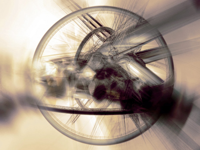 Blurry bicycle wheel person riding free wallpaper - medium preview image