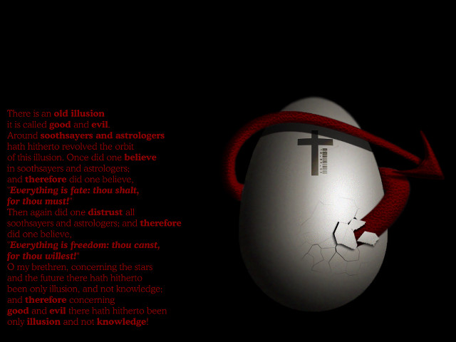 Computer mouse red ribbon message free wallpaper - medium preview image