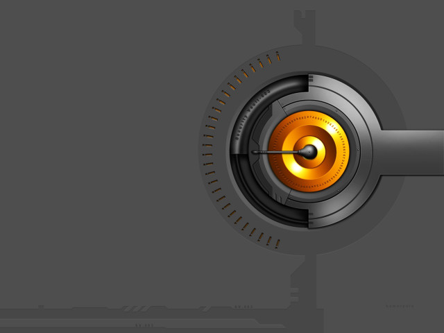 Metal yellow light black background #3 free wallpaper - medium preview image