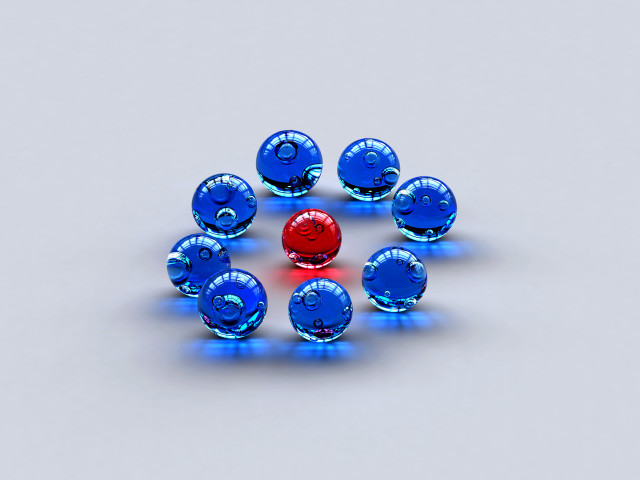 Blue red balls red ball #4 free wallpaper - medium preview image