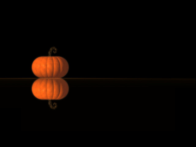 Pumpkin table mirror floor dark #2 free wallpaper - medium preview image
