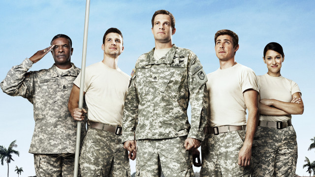 Men uniform flag palm trees free wallpaper - medium preview image