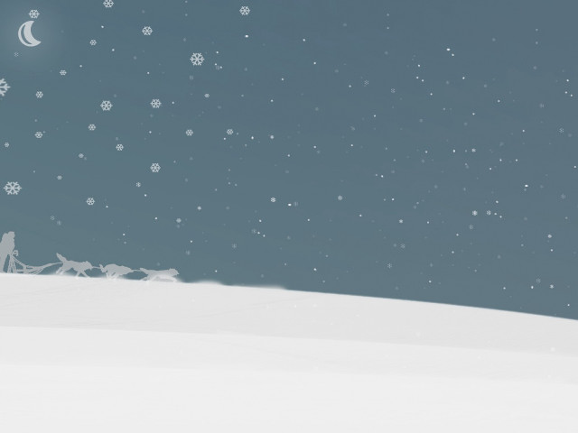 Snowboarder night snow hill full free wallpaper - medium preview image