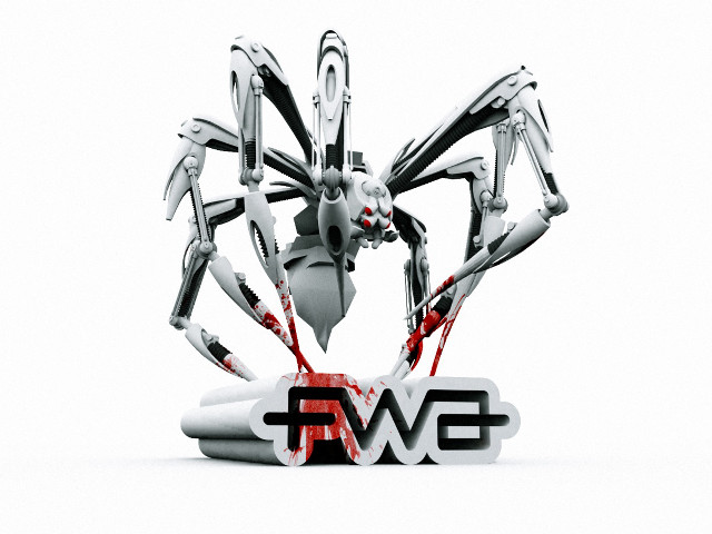 Robot knife blood running body #3 free wallpaper - medium preview image