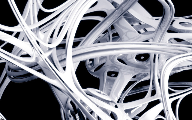 Black white wires pile background free wallpaper - medium preview image