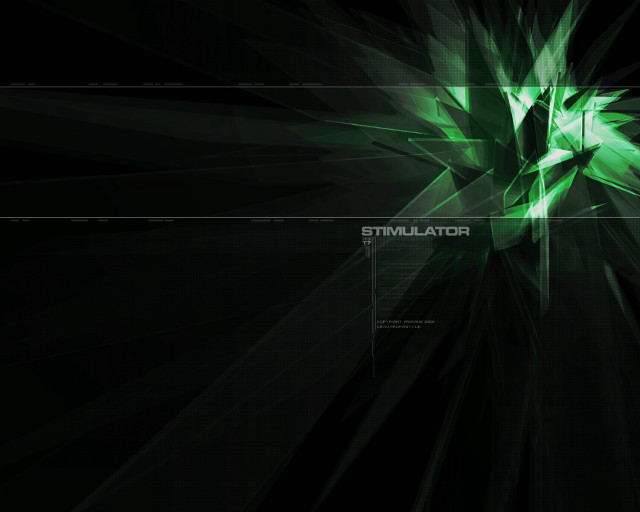 Green black background large flower free wallpaper - medium preview image