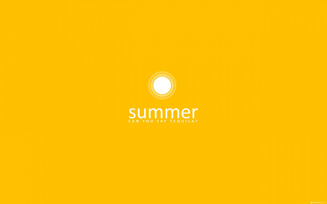 Yellow background white circle summer #2 free wallpaper - medium preview image
