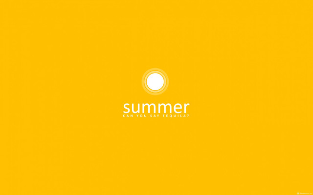 Yellow background white circle summer #3 free wallpaper - medium preview image