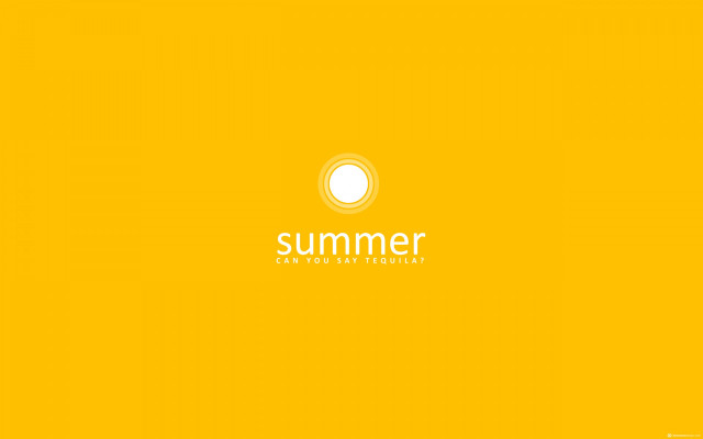 Yellow background white circle summer #4 free wallpaper - medium preview image