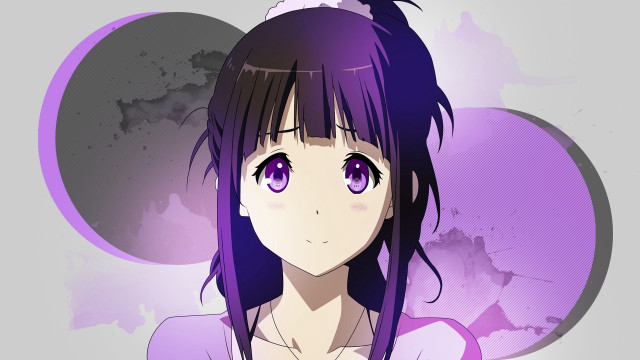 Purple girl rayonism kyoto animation free wallpaper - medium preview image
