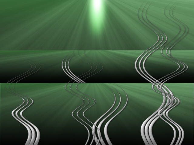 Green background white line pattern #3 free wallpaper - medium preview image