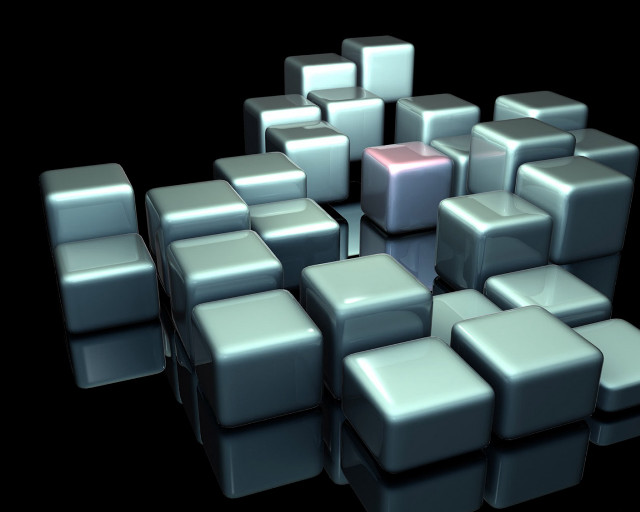 Cubes stack black background red free wallpaper - medium preview image