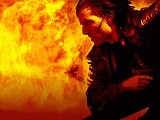 Man sitting fire bird flying free wallpaper - medium preview image