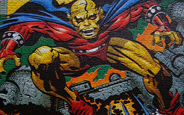 Man riding bike wall fireman free wallpaper - medium preview image