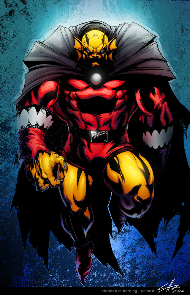 Cartoon man cape demon outfit free wallpaper - medium preview image