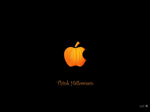 Apple logo yellow apple orange free wallpaper - medium preview image