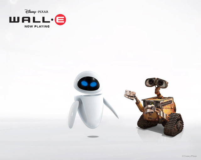 Robot holding cellphone camera back free wallpaper - medium preview image