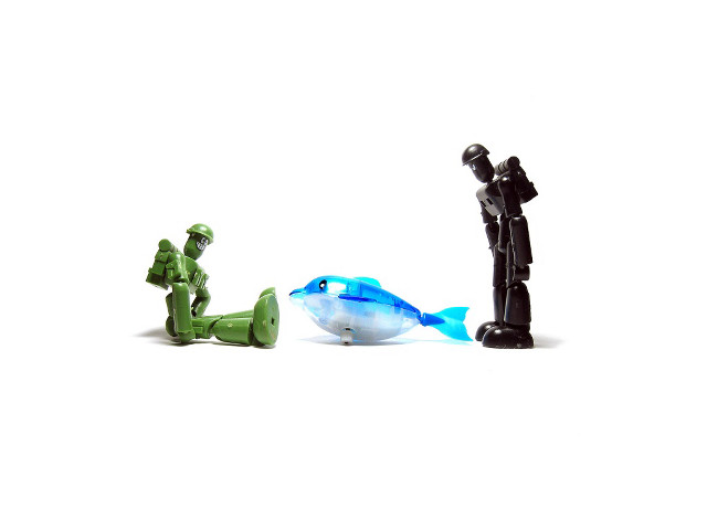 Toy figure toy fish military free wallpaper - medium preview image