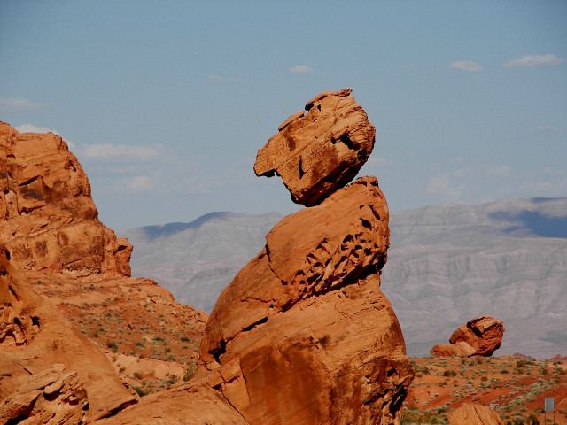 Desert rock formation mountains blue #2 free wallpaper - medium preview image