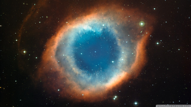 Large blue ring sky filled free wallpaper - medium preview image