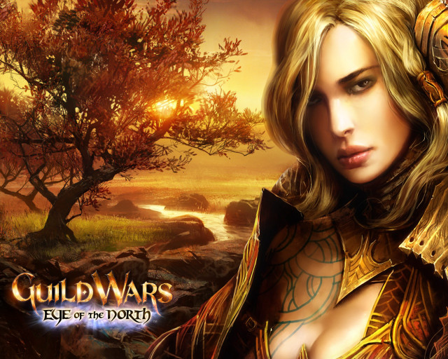 Woman armor sunset trees words free wallpaper - medium preview image