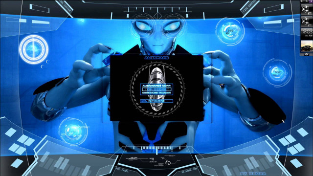 Man holding camera futuristic image free wallpaper - medium preview image