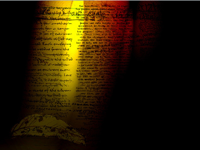 Light paper writing dark night free wallpaper - medium preview image