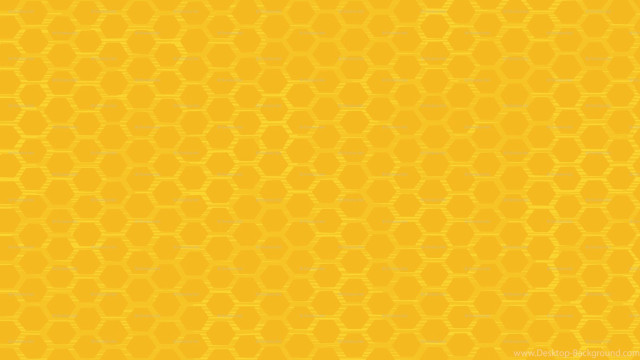 Yellow background hexagonal pattern image free wallpaper - medium preview image