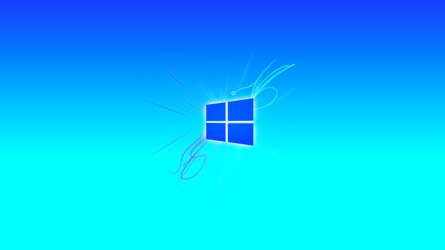 Blue wallpaper window background white #6 free wallpaper - medium preview image