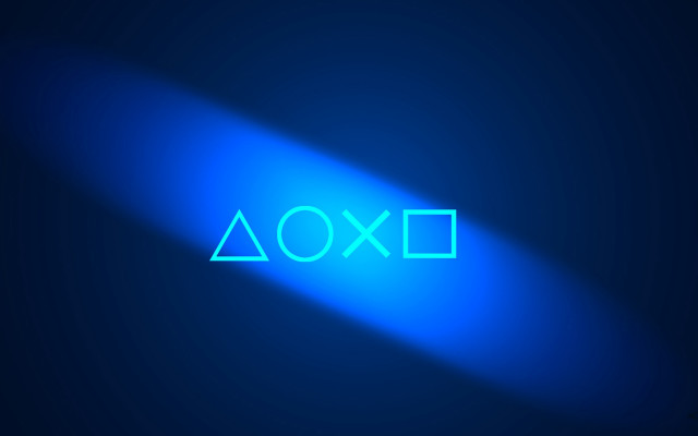 Blue neon sign aoxi light free wallpaper - medium preview image