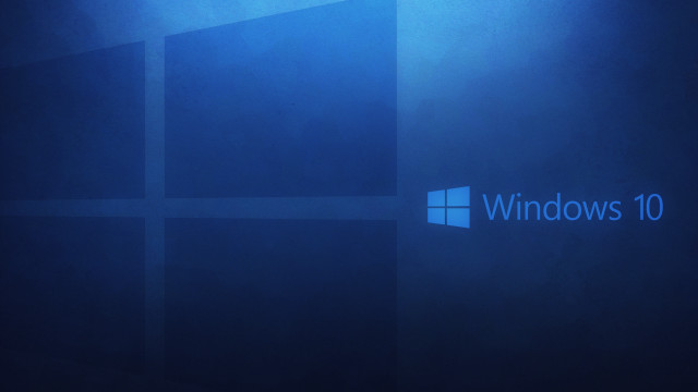 Blue wall windows10 logo blue free wallpaper - medium preview image