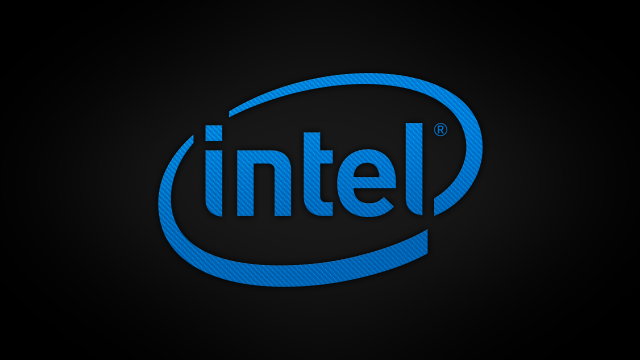 Blue intel logo black background #3 free wallpaper - medium preview image