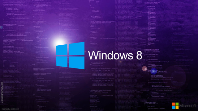 Purple background windows8 text window8 free wallpaper - medium preview image