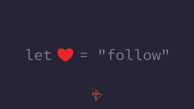 Red heart text love follow free wallpaper - medium preview image
